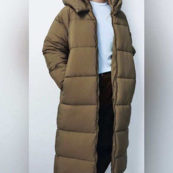ZARA WATER AND WIND PROTECTION LONG ANORAK - Picture 5 of 13